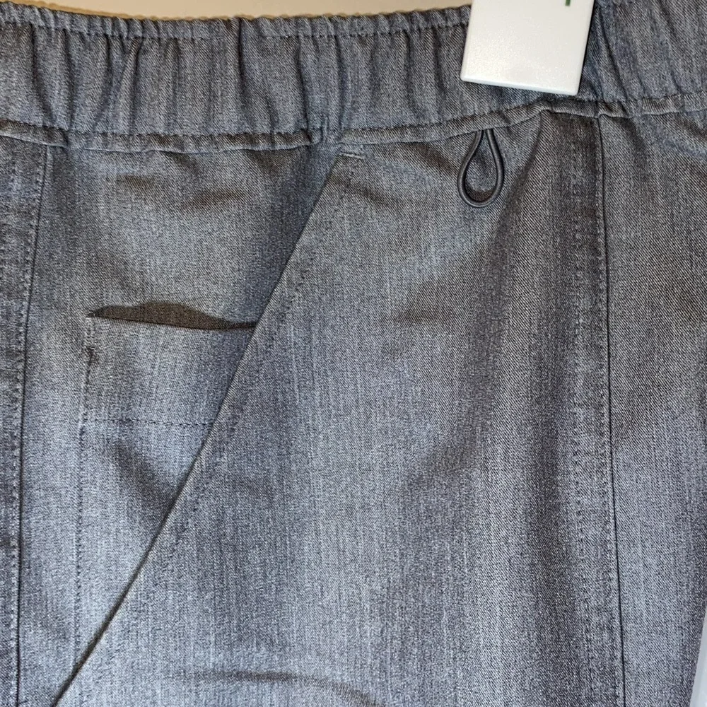 FIGS Scrub Pants XL Extra Large Technical Collection Gray Draw String Inseam 30‎